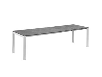 Cubic HPL rozťahovací stôl strieborný/antracit 160-220-280 cm
