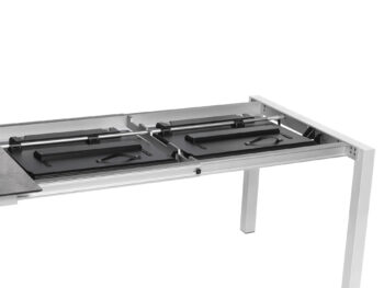 Cubic HPL rozťahovací stôl strieborný/antracit 160-220-280 cm