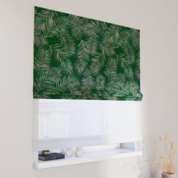 DUO Rímska roleta, Naturhvid med print, Velvet, 704-21