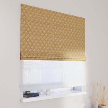 DUO Rímska roleta, béžový a zelený kvetinový motív, Intenso Premium, 144-28