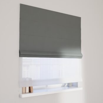 DUO Rímska roleta, tmavo - sivá, Blackout 300 cm, 269-07