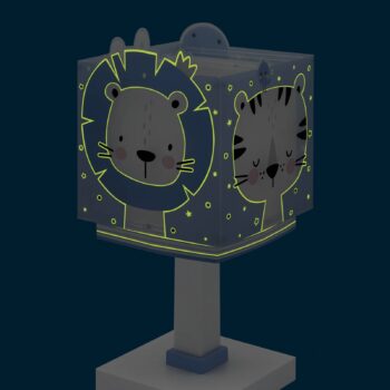 Dalber Baby Jungle detská stolová lampa, modrá
