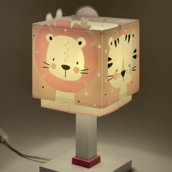 Dalber Baby Jungle detská stolová lampa, ružová
