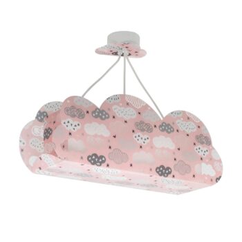 Dalber Cloud Pink svietidlo v tvare oblaku, ružová
