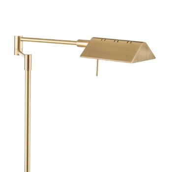 Danuta nastaviteľná stojaca LED lampa matná mosadz