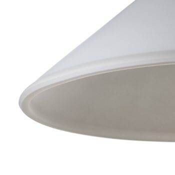 Decentná závesná lampa LOISA opálové sklo – nikel