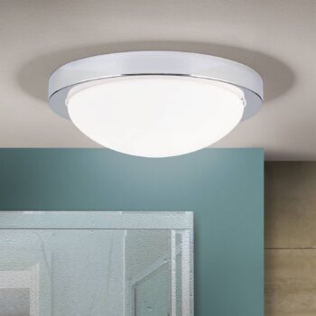 Decentné stropné svietidlo MINEA, 32 cm chróm