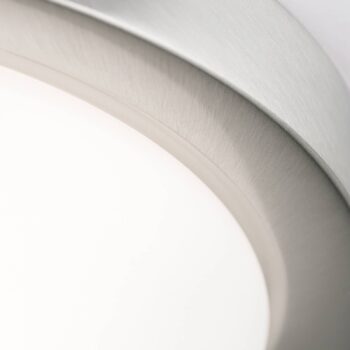 Decentné stropné svietidlo MINEA, 32 cm nikel