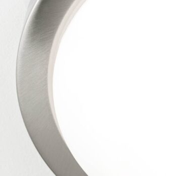 Decentné stropné svietidlo MINEA, 32 cm nikel