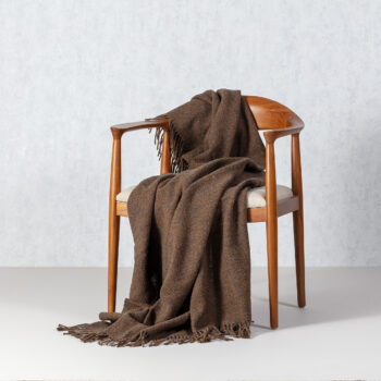 Deka Zelandia 140x200cm melange brown graphite, 140 x 200 cm