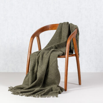 Deka Zelandia 140x200cm melange green tea, 140 x 200 cm