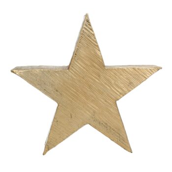 Dekorácia Gold Star 32cm, 34 x 8 x 32 cm