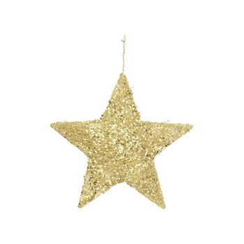 Dekorácia Golden Star 25cm, 25 x 1 cm