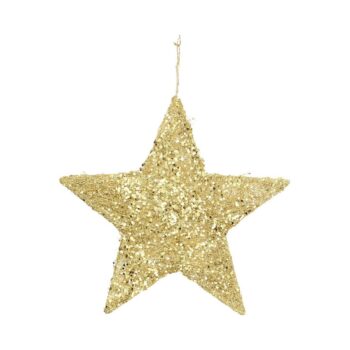 Dekorácia Golden Star 30cm, 30 x 1 cm