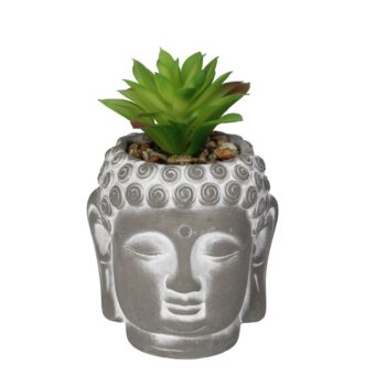 Dekorácia Succulent III Buddha 17cm, 10 x 10 x 17 cm