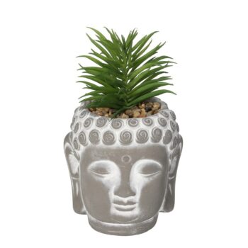 Dekorácie Succulent I Buddha 17cm, 10 x 10 x 17 cm
