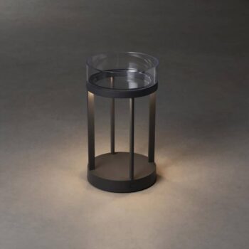 Dekoračné ED svietidlo Chieti USB, sivá