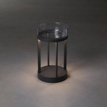 Dekoračné ED svietidlo Chieti USB, sivá