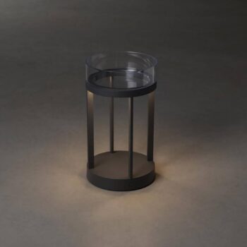 Dekoračné ED svietidlo Chieti USB, sivá