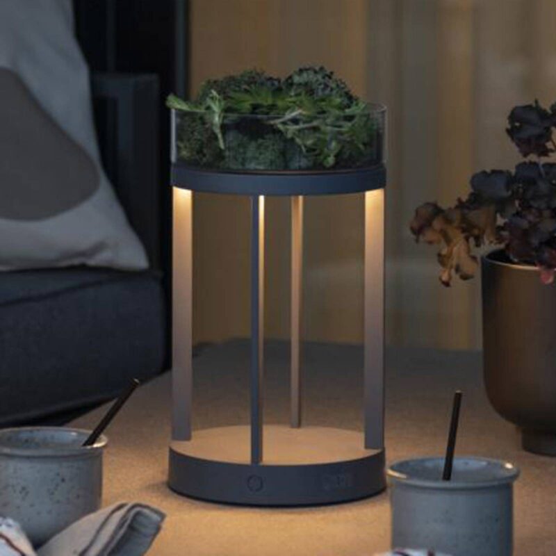 Dekoračné ED svietidlo Chieti USB, sivá Dekoračné ED svietidlo Chieti USB, sivá