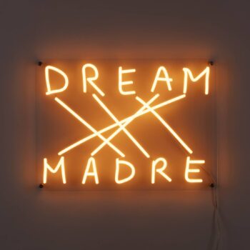 Dekoračné nástenné LED svetlo Dream-Madre, žltá