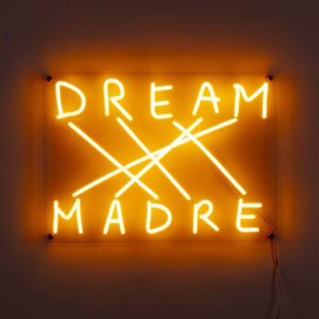 Dekoračné nástenné LED svetlo Dream-Madre, žltá