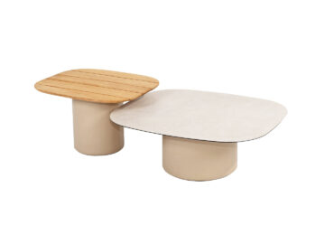 Demi set stolíkov latte 50x60 cm + 70x80 cm