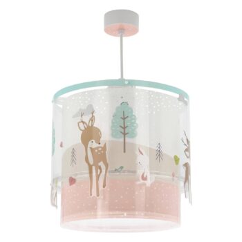 Detské závesné svietidlo Dalber Loving Deer, motív jeleňa