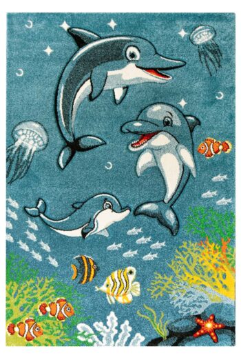 Detský kusový koberec DIAMOND Kids 24223/30 Blue 140x200 cm
