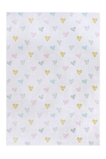 Detský kusový koberec Hanse Home Adventures 105946 Hearts Multicolor 160x235 cm