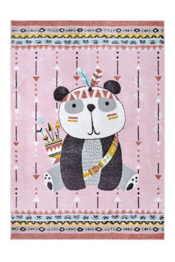 Detský kusový koberec Hanse Home Adventures 105958 Panda Rose 160x235 cm