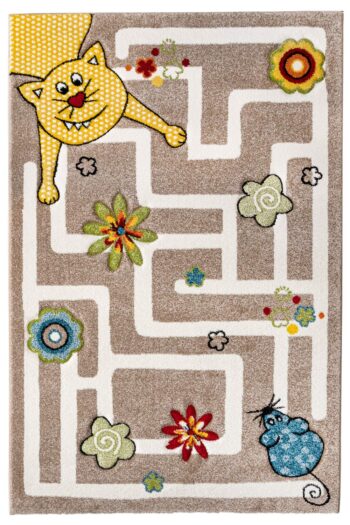 Detský kusový koberec Smart Kids 22303 beige 120x180 cm