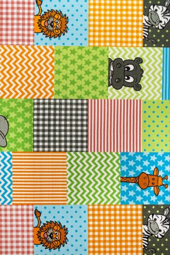 Detský metrážny koberec Animals 845 - Zvyšok 74x400 cm