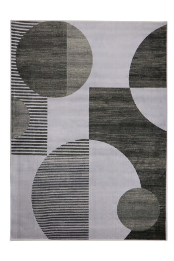 Devos Caby (DC Carpets), TRHÁK: Kusový koberec Isphahan 84634 Cream/Anthracite, 67x110, šedá, obývacia izba