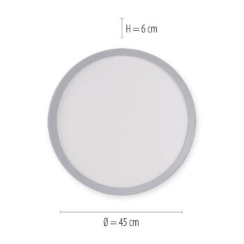 Diaľkovo ovládané stropné LED Galactica RGB/CCT