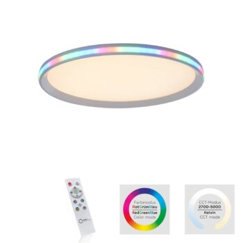 Diaľkovo ovládané stropné LED Galactica RGB/CCT