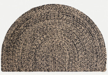 Diamond Carpets India, Ručne viazaná rohožka Eclipse J 53 Natural, 50x80, béžová, chodba / predsieň