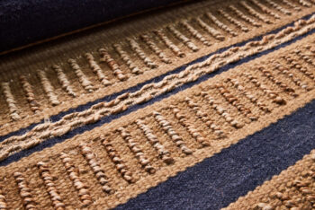 Diamond Carpets India, Ručne viazaný kusový koberec Agra Fort DE 2285 Natural Mix, 80x150, béžová, chodba / predsieň