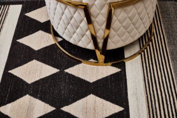 Diamond Carpets India, Ručne viazaný kusový koberec Alberta DESP P114 Dark Coffee Mix, 80x150, hnedá, chodba / predsieň