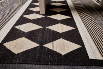 Diamond Carpets India, Ručne viazaný kusový koberec Alberta DESP P114 Dark Coffee Mix, 80x150, hnedá, chodba / predsieň