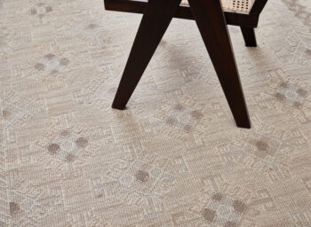 Diamond Carpets India, Ručne viazaný kusový koberec Anantara DESP P71 White Mix, 80x150, béžová, obývacia izba