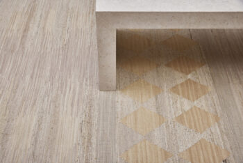 Diamond Carpets India, Ručne viazaný kusový koberec Angelo DESP P116 Pastel Brown Mix, 80x150, béžová, chodba / predsieň