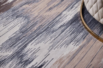 Diamond Carpets India, Ručne viazaný kusový koberec Apollo DESP P92 Charcoal, 80x150, šedá, viacfarebná, chodba / predsieň