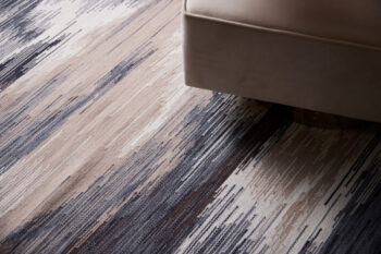 Diamond Carpets India, Ručne viazaný kusový koberec Apollo DESP P92 Charcoal, 80x150, šedá, viacfarebná, chodba / predsieň