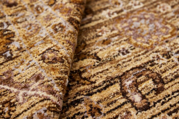 Diamond Carpets India, Ručne viazaný kusový koberec Babylon DESP HK20 Camel Mix, 240x300, hnedá, obývacia izba