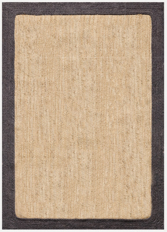Diamond Carpets India, Ručne viazaný kusový koberec Brisa SM 08 Natural Black, 120x170, béžová, chodba / predsieň Diamond Carpets India, Ručne viazaný kusový koberec Brisa SM 08 Natural Black, 120x170, béžová, chodba / predsieň