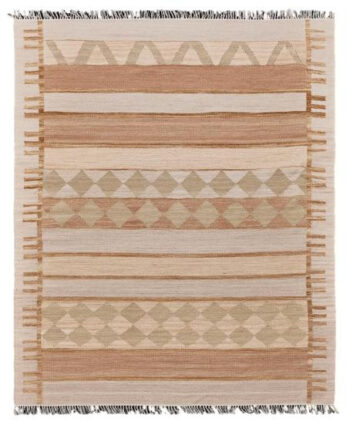 Diamond Carpets India, Ručne viazaný kusový koberec Cosmati DESP P121 Beige Mix, 80x150, béžová, chodba / predsieň