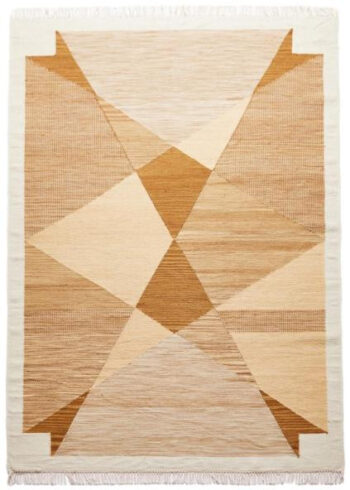 Diamond Carpets India, Ručne viazaný kusový koberec Da Vinci DE 2251 Sepia Brown, 120x170, béžová, chodba / predsieň