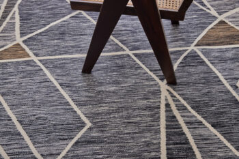 Diamond Carpets India, Ručne viazaný kusový koberec DaVinci's Ermine DESP P93 Mix, 80x150, šedá, chodba / predsieň