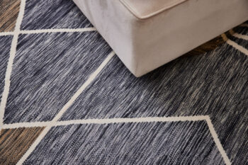 Diamond Carpets India, Ručne viazaný kusový koberec DaVinci's Ermine DESP P93 Mix, 80x150, šedá, chodba / predsieň